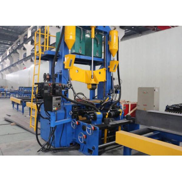 Steel H Beam Welding Automatic Straightening Machine Combined PLC Control