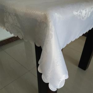 China BSCI audit passed-New arrival-100% Polyester Jacquard table cloth wholesale