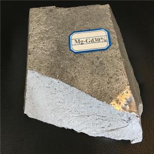 China MgGd30 Magnesium Master Alloy Ingot , Magnesium Gadolinium Master Alloy wholesale