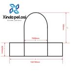 High Efficiency Paper Bag With Handle Making Machine PLC Control