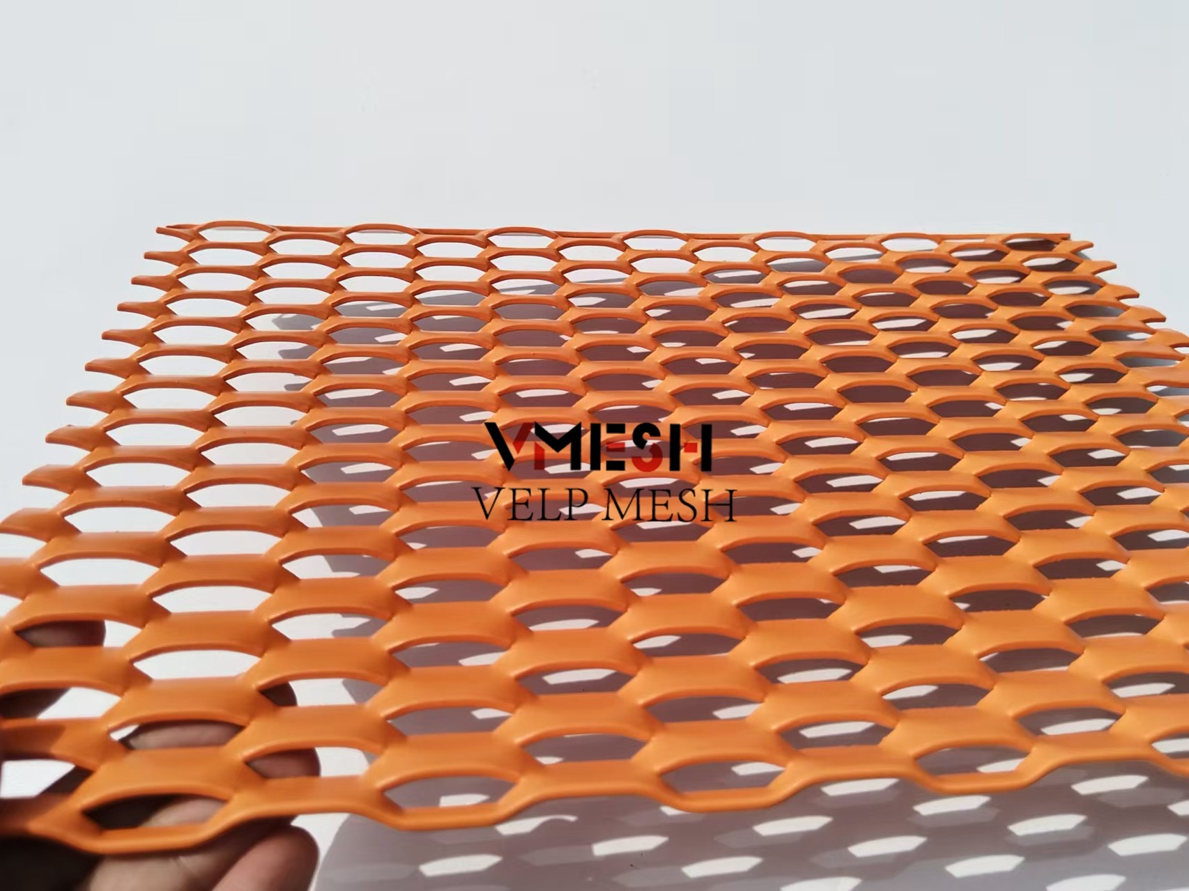 Architectural Facade Design Cladding PVDF Decorative Aluminum Expanded Mesh