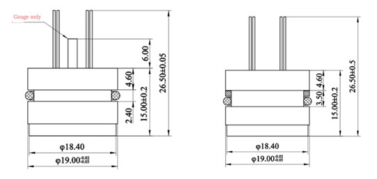 OEM Gauge Type Hydraulic Pressure Transducer With I2C Output ISO9001