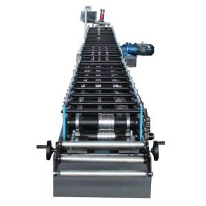China Metal Water Channel Roof Rain Gutter Making Machine Plc Control System on sale