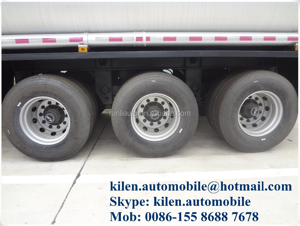 4000L Food Oil Tank Trailer Three Axles 45000L Food Oil Tanker Trailer