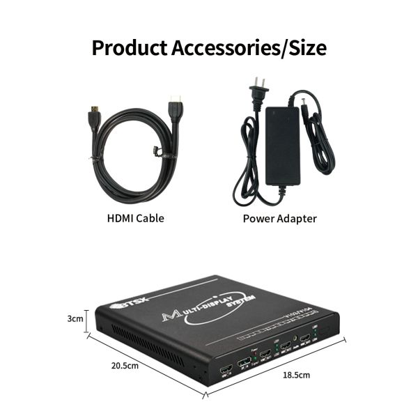 Bitvisus UHD 4K60 Point to Point Multi-display Controllers Video Wall Controller