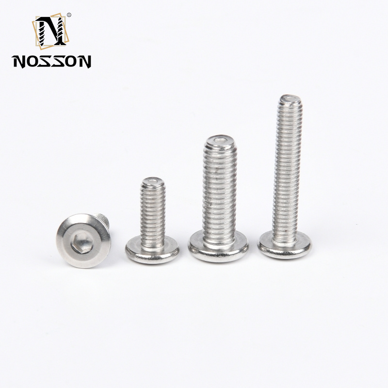 Metric Stainless Steel Countersunk Hex Socket Head Screw for Machine in Steel Material M6 M8 M10