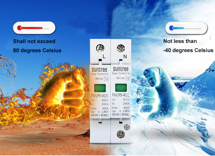 SUP1 40ka Lightning Protector Industrial Surge Protector Device