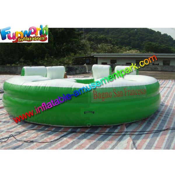 0.6mm / 0.9mm PVC Tarpaulin Inflatable Water Toys Water Sofa Custom Made