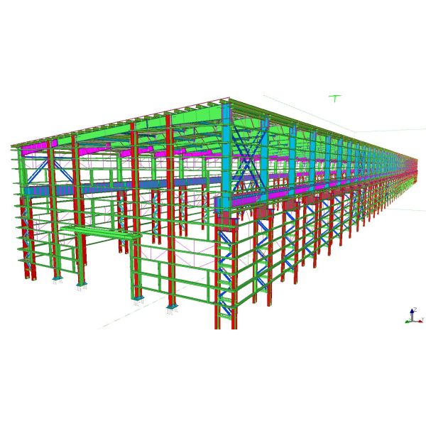 Q235 Q345 Prefabricated Steel Frame House Metal Building Structures High Performance