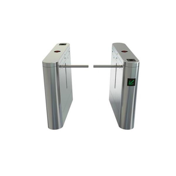 IP55 RFID Security Gate Access Control Double Motor Bridge Drop Arm Turnstile