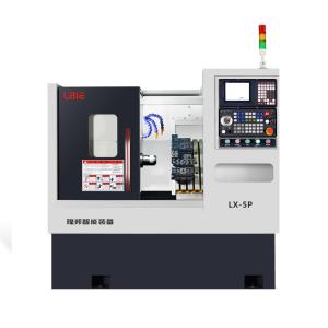 China Linear Guideway Automatic Twin Spindle Cnc Lathe 35mm Width Of Bed wholesale
