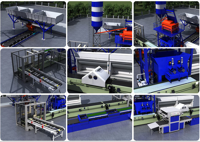 High Efficiency Low Cost Kerbstone Making Machine Concrete Sleeper Walls Machine