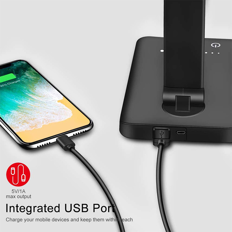 DC5V 3A 10W Table Lamp Wireless Charger 4 Color 3 Brightness