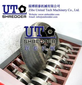 Tire recycling machine/Two rotor crusher/Scrao tire slice cutter/Waste tire cutting/Tyre crushing machine/Tyre shredder
