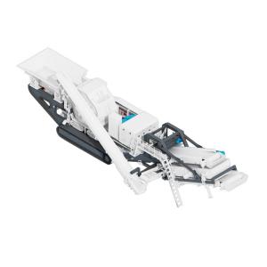 Fine Grain Pattern Crawler Mobile Crusher With CE Certificate