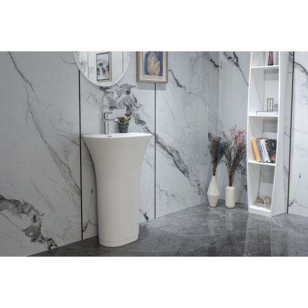 Durable Freestanding Bathroom Basin Customized Shape And Color