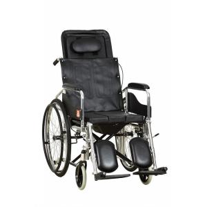 China High backrest wheelchair with commode wholesale