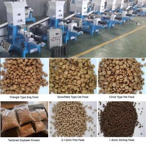 Small Business Dry Fish Feed Extruder Puffing Machine Grain Animal Feed Mill