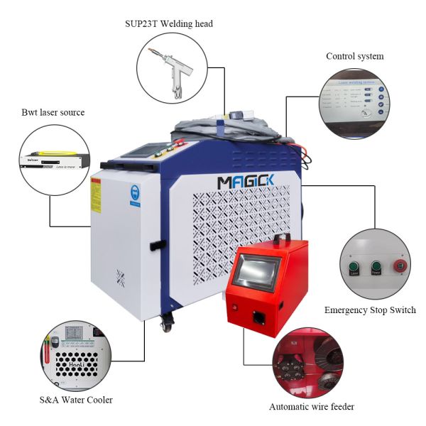 JTP MAX RAYCUS 2024 best selling Laser Welder for Metal portable vertical Aluminum laser welding machine 1000w 3000w 200