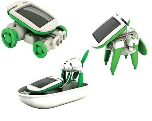 Robot Building Kits Solar Powered Robot 6 In 1 For Children Education