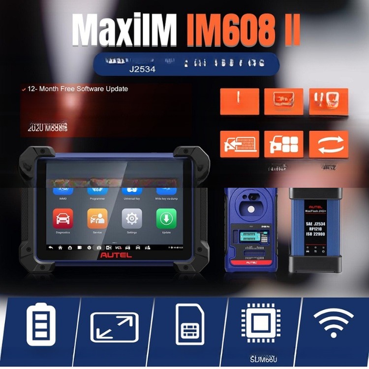Autel IM608 PRO II Car Key Programmer Plus IMKPA Accessories and G-Box3 APB112 Performance