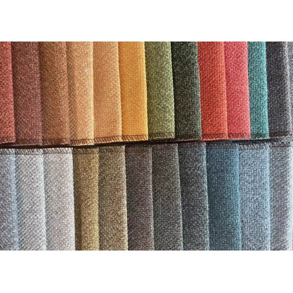 Chenille Upholstery Sofa Fabric 100% Polyester Modern Designs