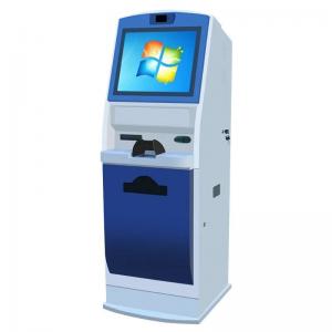 China 19 Inch Self Service Touch Screen Kiosk Terminal With ID Card Reader A4 Printer wholesale