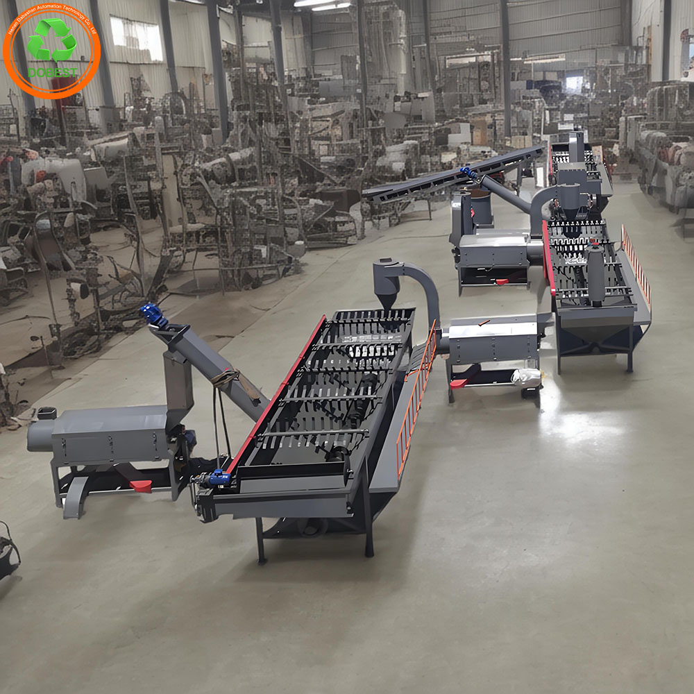 Garment Shops Waste Plastic Recycling Machine PP PE HDPE Flakes Washing Recycling Line