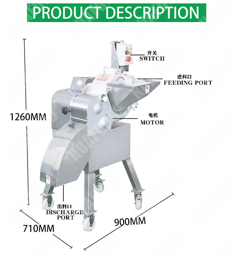 Automatic Carrot Dicer Machine Onion Cube Cutting Machine Vegetable Fruit Dicing Machine