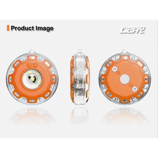 Rechargeable Led Strobe Warning Light Road Flares Emergency Disc Safety Flashing Light