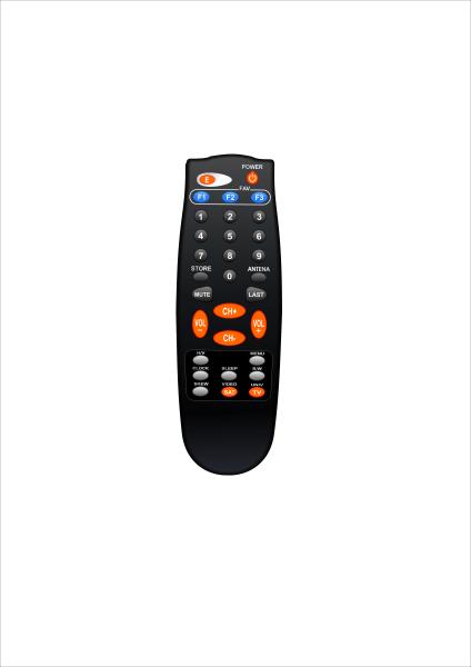 Customized Functions In Digital Set Top Box Remote Control , Airtel Digital TV