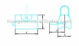 Permanent Handle Lifting Magnet Loading And Unloading Lifter