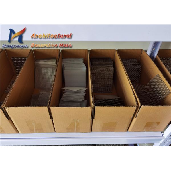 436 Cladding Stainless Steel Cable Mesh 36mm Facade Dividers