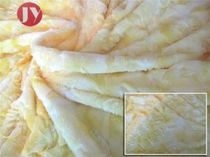 China Knitted Polyester Soft Fluffy rose trico knitted plush Fabric , Plush Material Fabric Microfiber Home Textile wholesale
