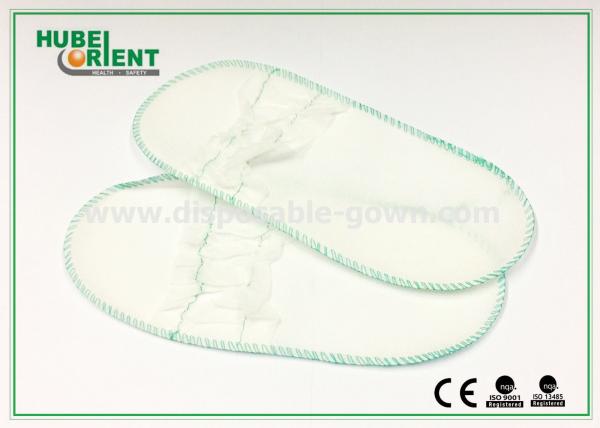 Quality Open Toe disposable hotel slippers , General Salon disposable shower slippers for sale