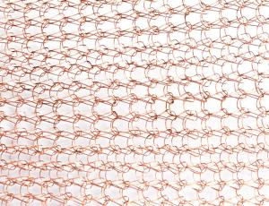 China Rust Resistant Copper Knitted Wire Mesh 4&quot;X20' For Blocking Entry Points Pack Of 3 wholesale