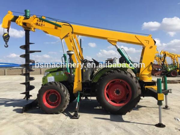 Quality India pole erection machine piling machine tractor price for sale
