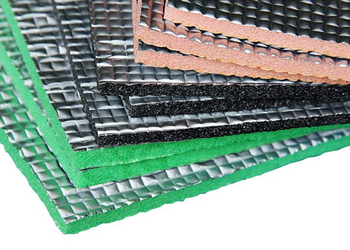 Reflective Backed XPE Foam Insulation , Reflective Insulation Board Good Elasticity