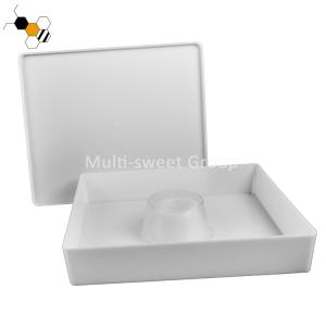Square Plastic Shallow 6L Top Bee Feeder Apiculture Tools