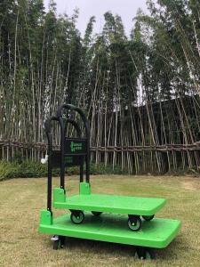 Folding SILENT Foldable Platform Cart Trolley 180/330kg Polypropylene Deck