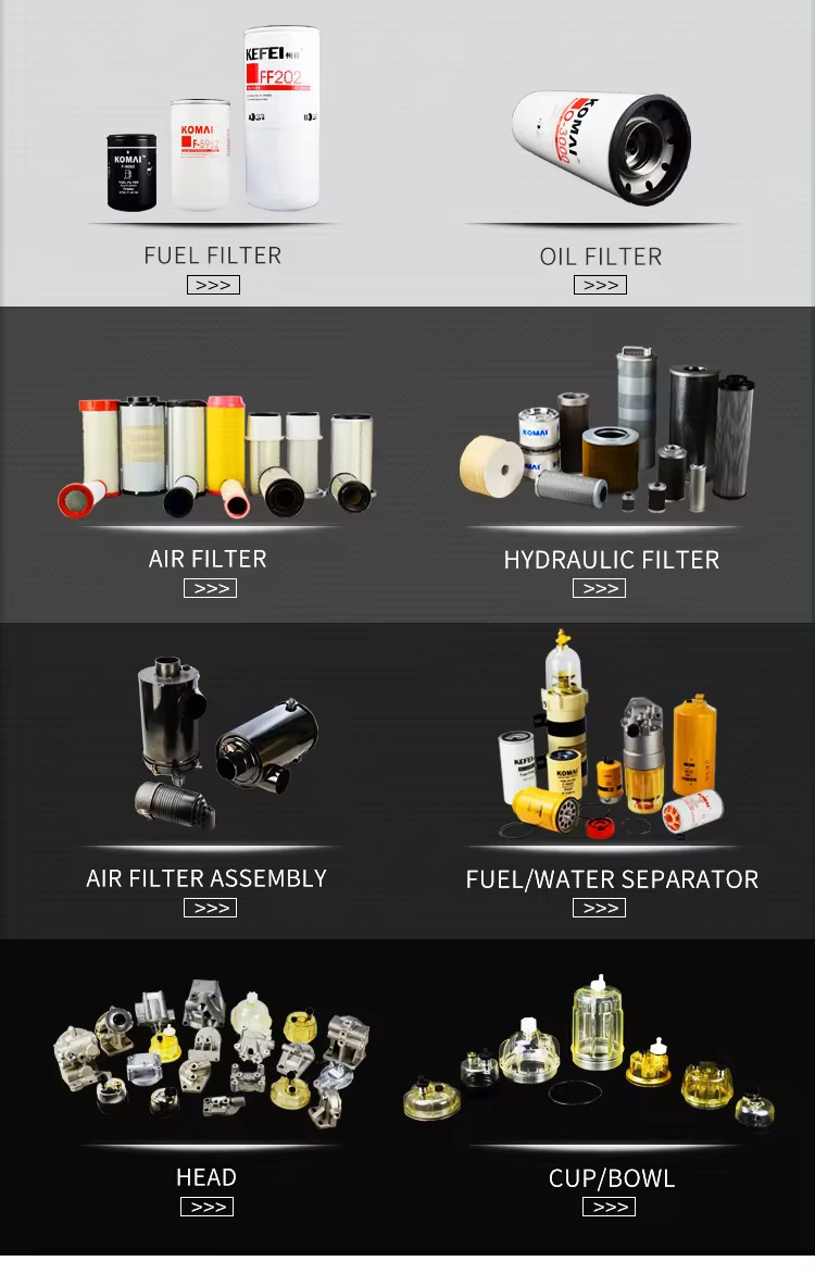 KOMAI Diesel Fuel Oil Filter Element Replacement FS 1041 For Construction Works