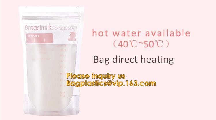 biodegradable eco-friendly FDA clear juice sealed drink pouches translucent reclosable hand held zipper plastic drinking