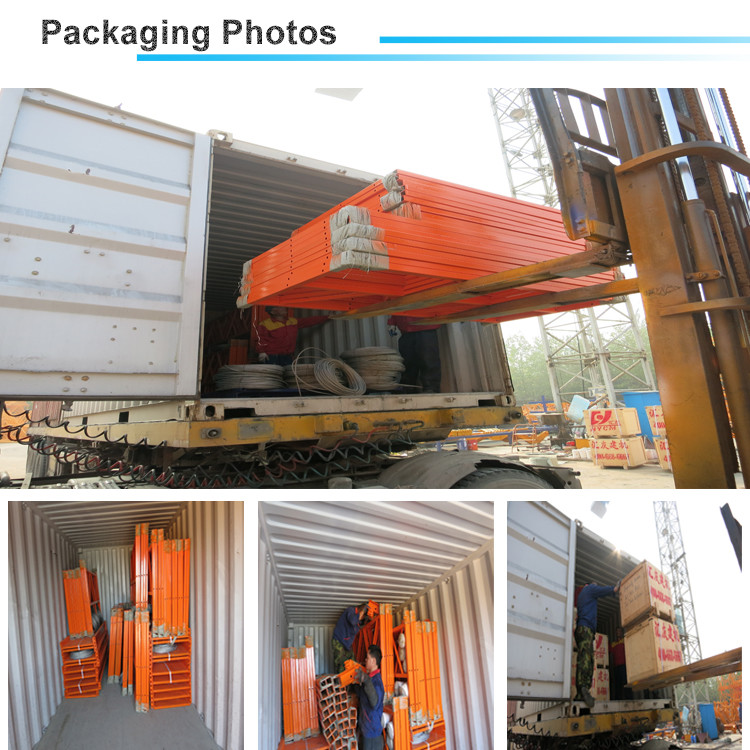 800kg Rated Load Construction Gondola Scaffolding 100M Working Height Suspended Working Platform