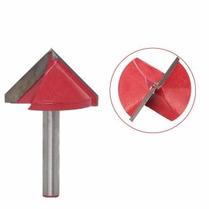 China Sharp Cutting Edge Woodworking Router Bits V Groove Carbide Tipped Tools wholesale