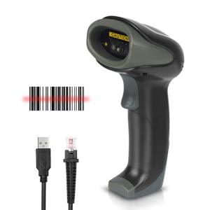 China USB 1500 point CCD Bar Code Reader Handheld 1D Wired Barcode Scanner CE FCC Rohs wholesale