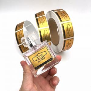 Aluminium Gold Foil Self Adhesive Sticker Perfume Sticker Label Foil Stamped