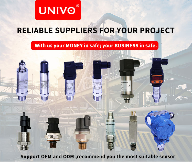 UNIVO UBM71H2Y Gage TE Hydrogen Storage Pressure Sensor for Mobility Pressure Sensing