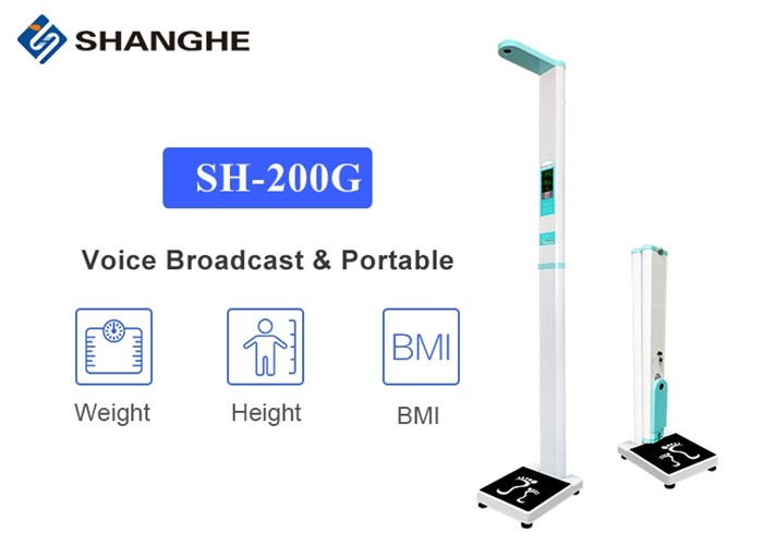 Computer Fat Measuring Machine , Drugstore Automatic Body Mass Index Scale