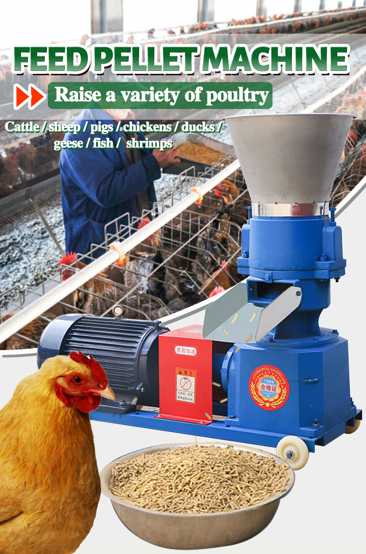 Grass Chaff Cutter Machine Simple Operation Poultry Feed Grinder Machine