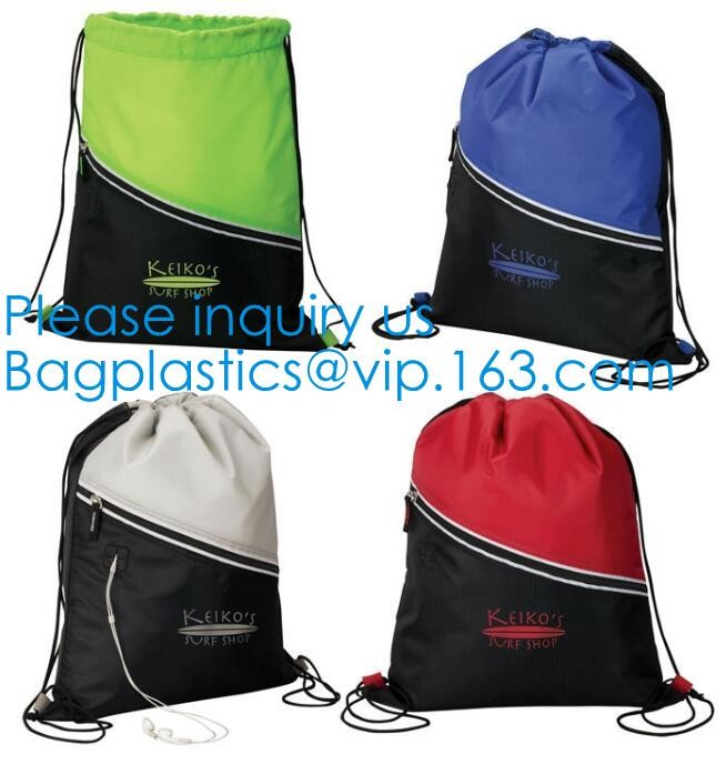 Custom Drawstring Bag/ Promotional drawstring backpack/Polyester Drawstring Bag,Custom 190T 210T 210d polyester backpack
